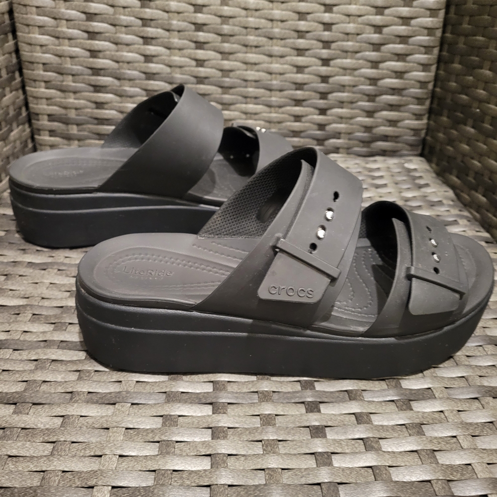 CROCS Brooklyn Platform Slides